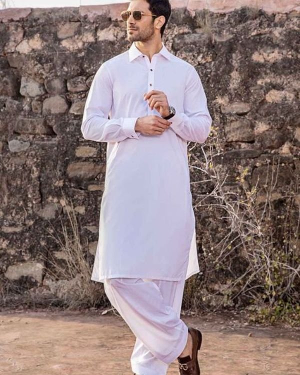 Men wearing a shalwar kameez