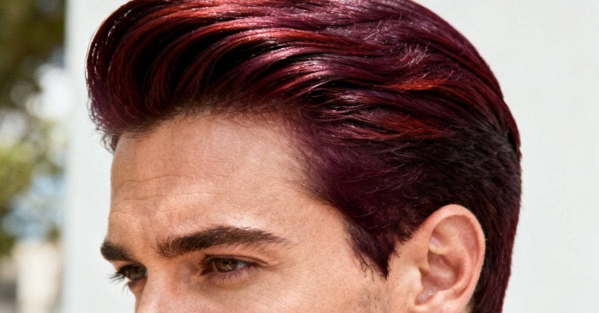 burgundy hair color