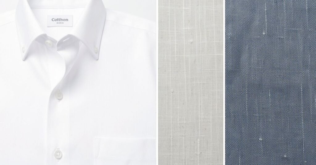 Best Fabrics for Comfort and Style for white shirt