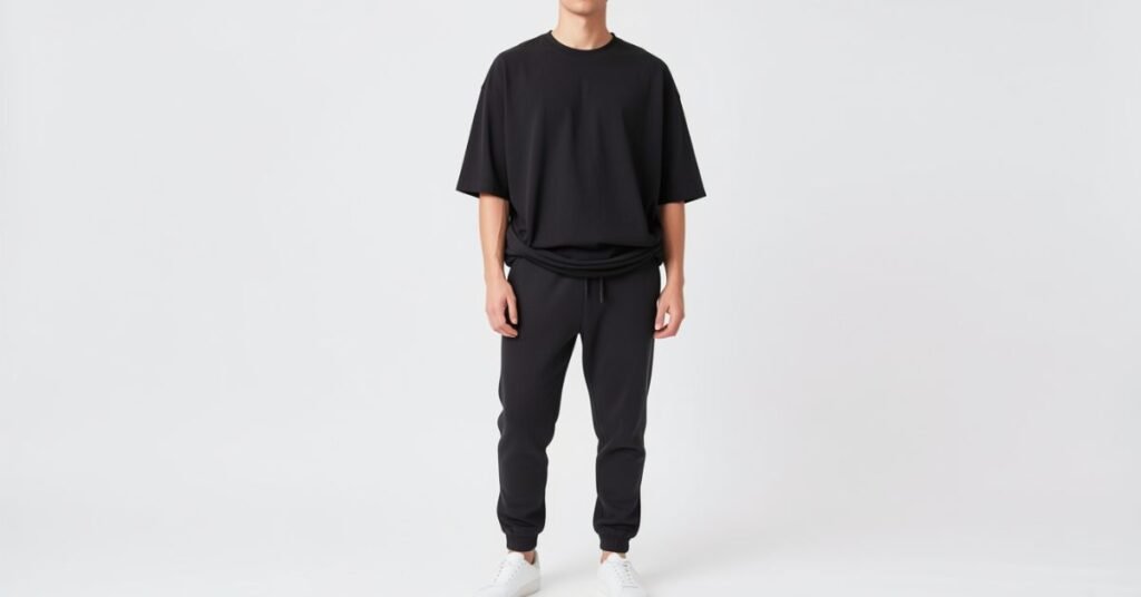 Black oversized t shirt