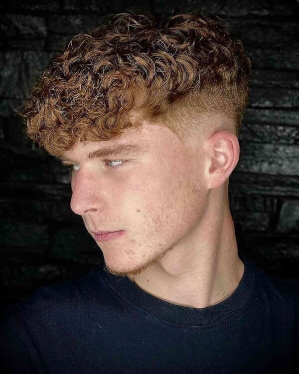 Curly Blowout Fade