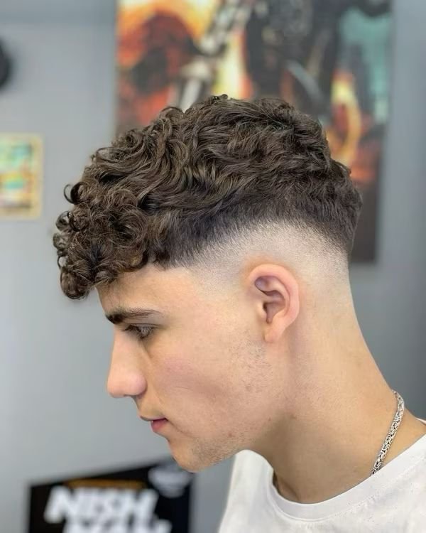 Curly Buzz Cut