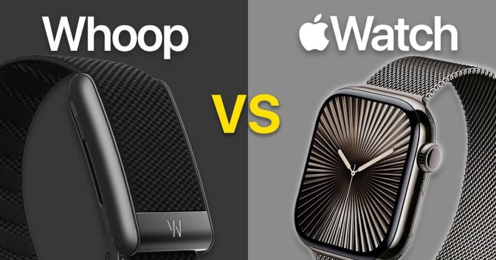 Design and Comfort of whoop vs apple watch