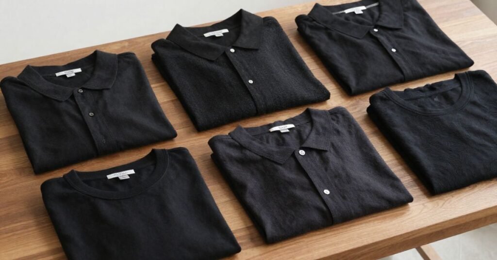 Fabrics Used in black shirt
