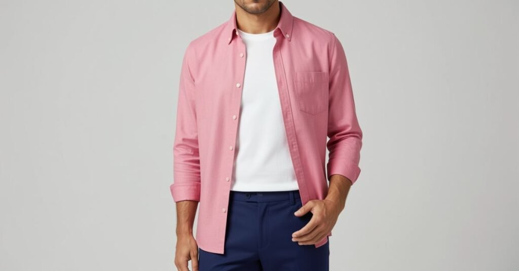 Final Styling Advice in pink shirt