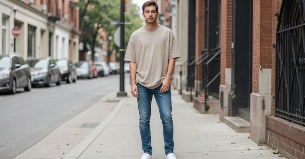 Men’s Outfit Ideas with Oversized T-Shirts