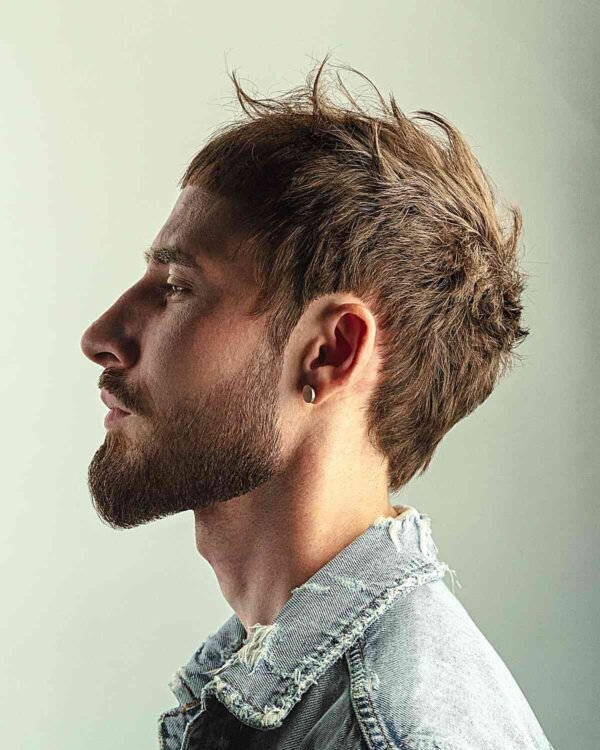 Mod with Angular Fringe with Beard