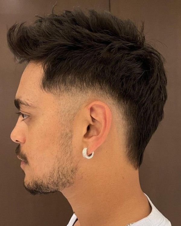 Quiff Mullet Fade
