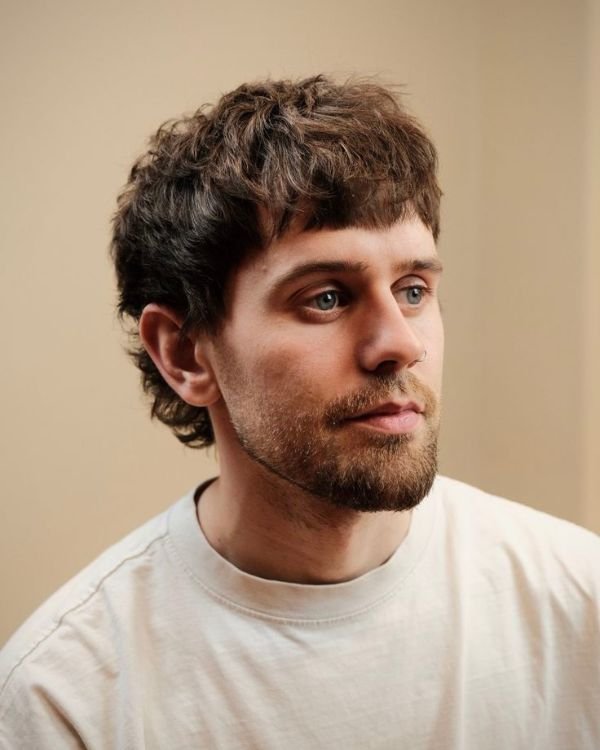 Short, Choppy Mod with Beard