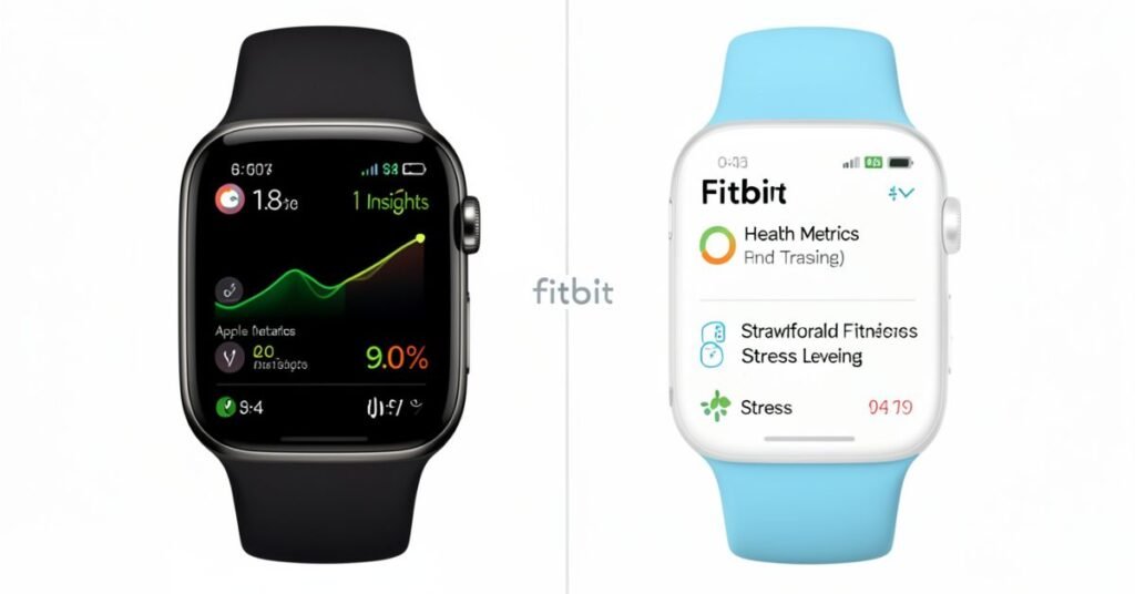 apple watch vs fitbit watch health tracker