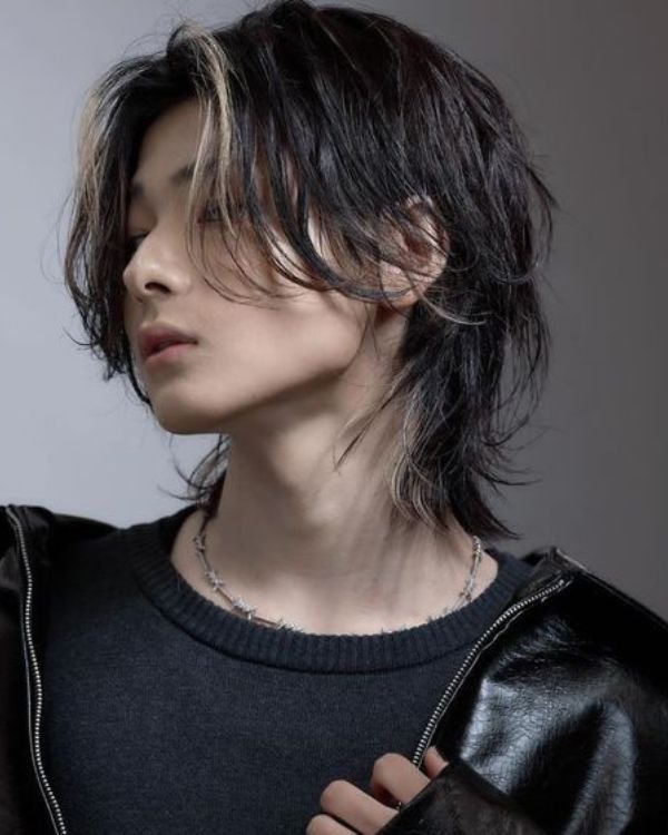 black hair