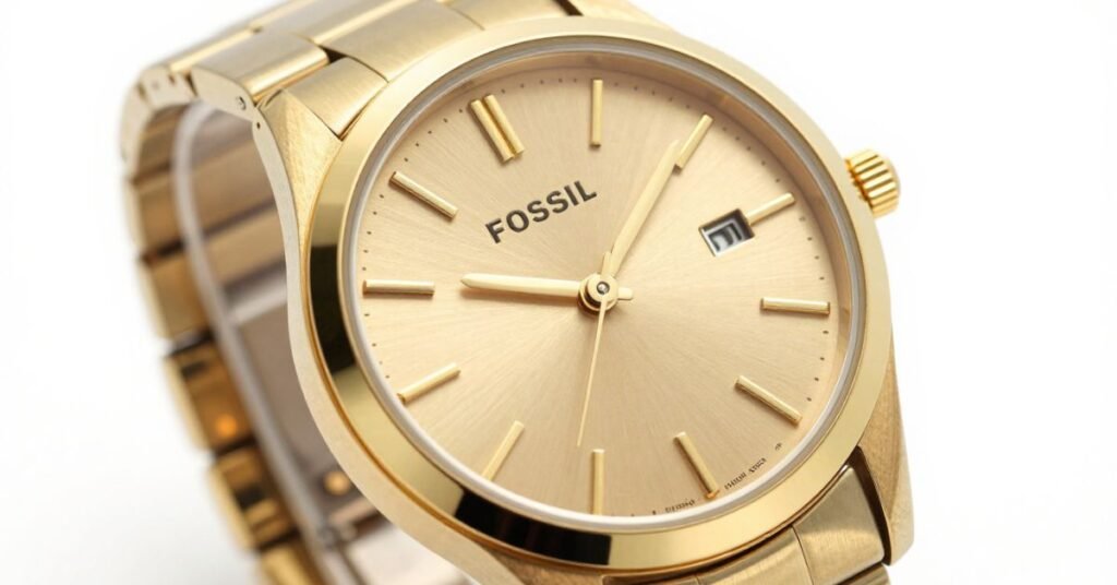 fossil Gold watch