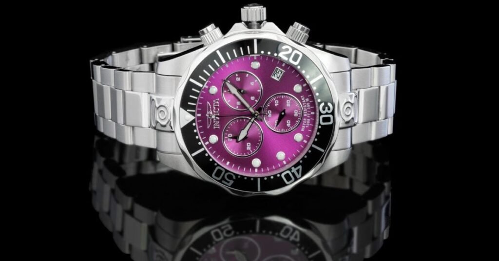 invicta purple watch