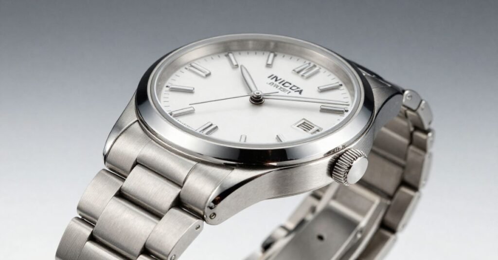 invicta silver watch