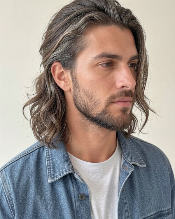 long hair men