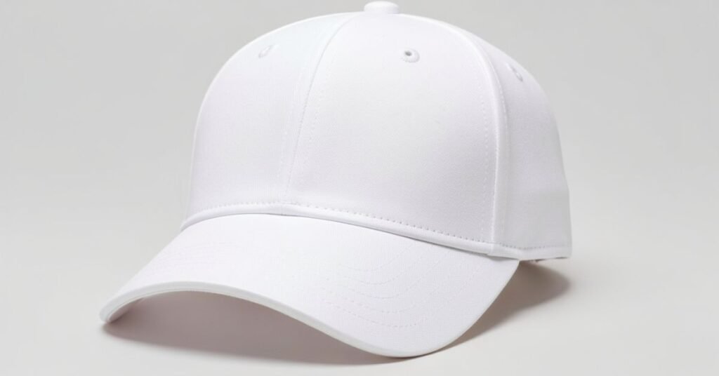 white baseball cap