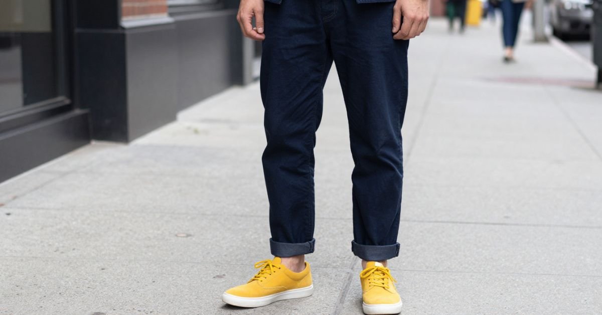 yellow shoes for men