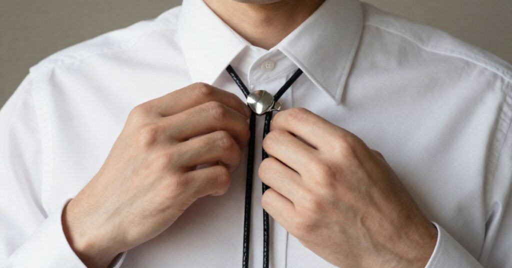 Adjusting a Bolo Tie Correctly