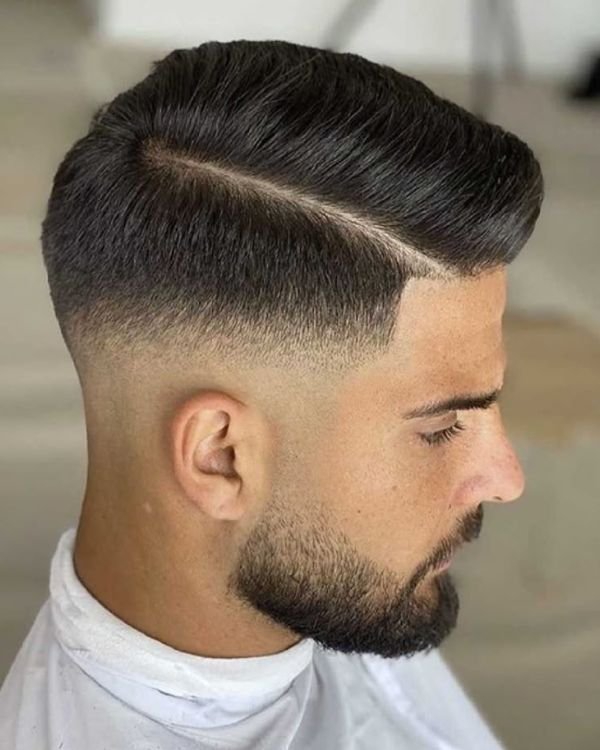 Comb Over Taper Fade