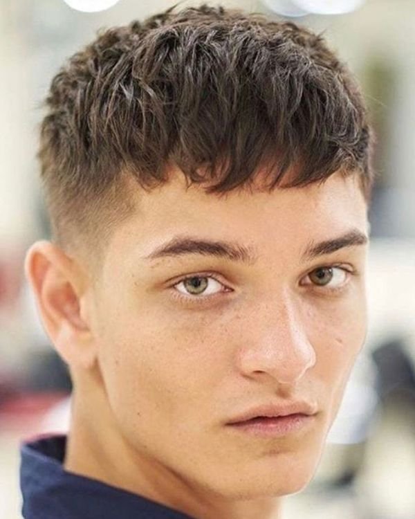Crew Cut with Fringe