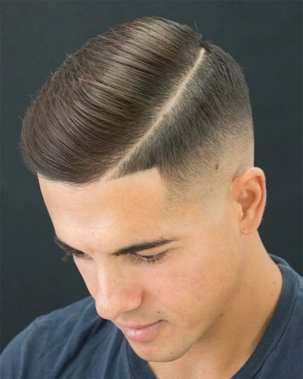 Drop Fade Comb Over