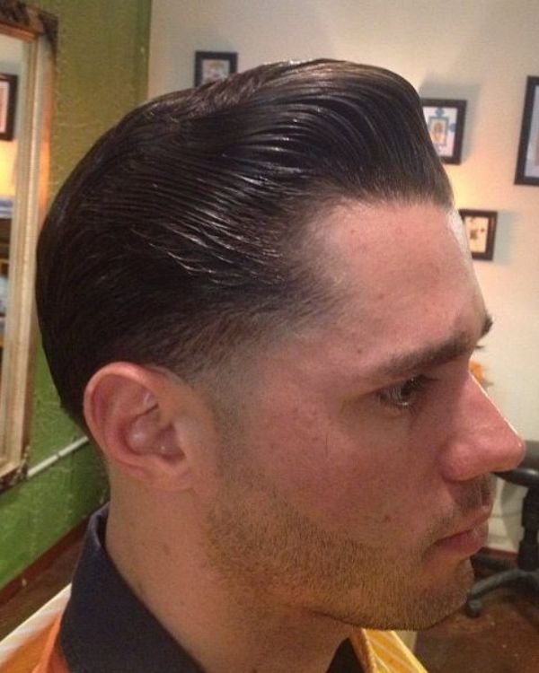 Edgy Rockabilly Slick Back