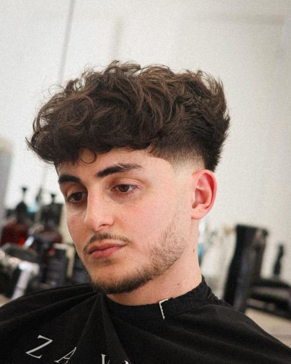 Fully Shaggy Style with Low Fade
