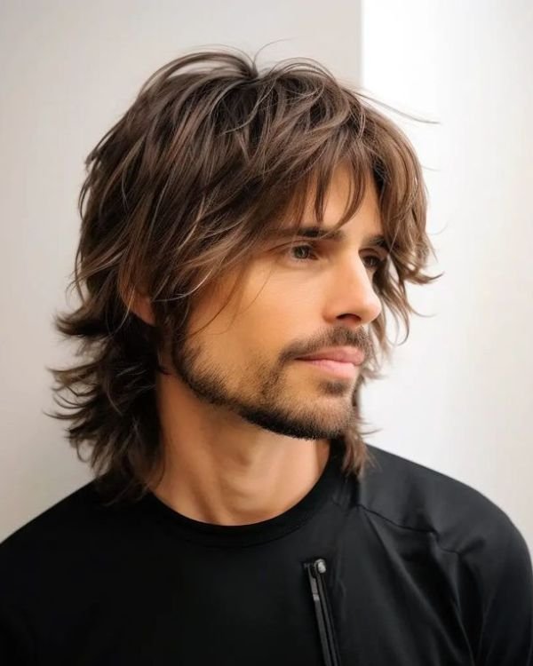 Layered Shaggy Hairstyle