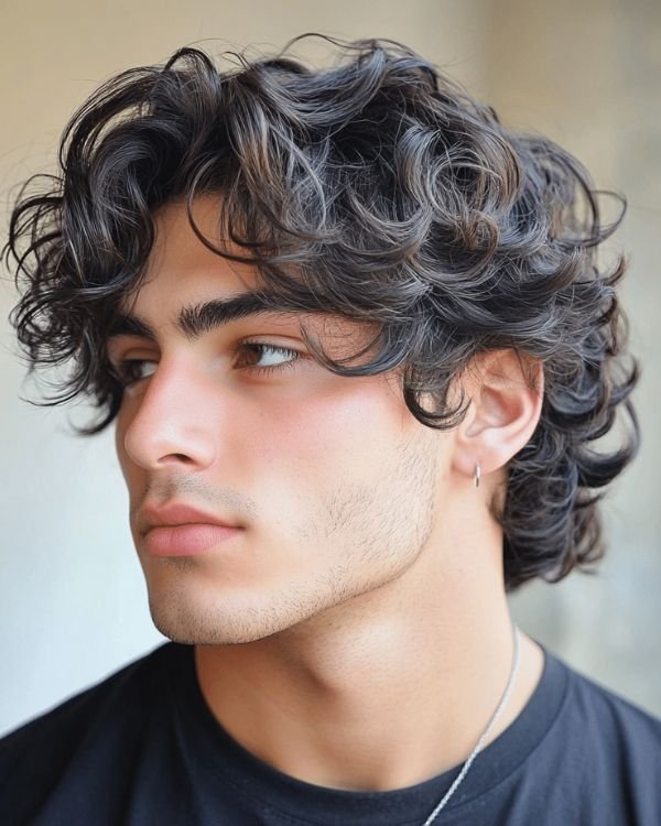 Medium Messy Curls
