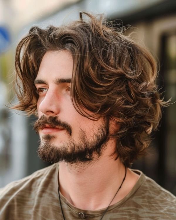 Medium Shaggy Hairstyle