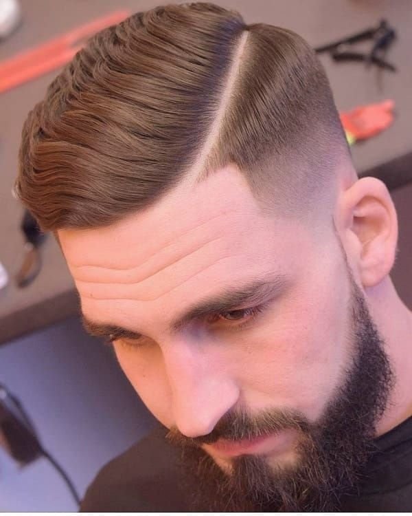 Military Comb Over Fade