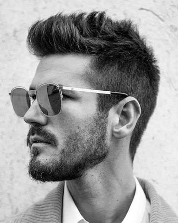 Short Brush Up with Tapered Sides