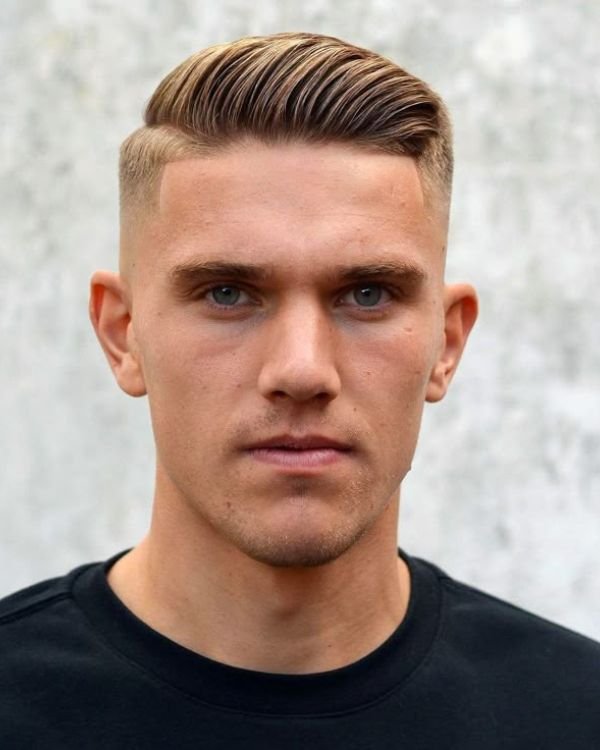 Short Comb Over Taper Fade