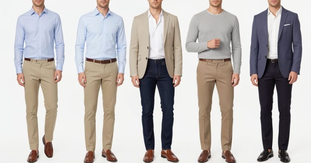 Smart Casual Outfit Ideas in button up shirt