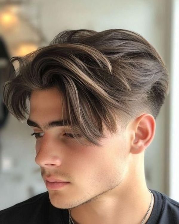 Textured Middle Part with Undercut