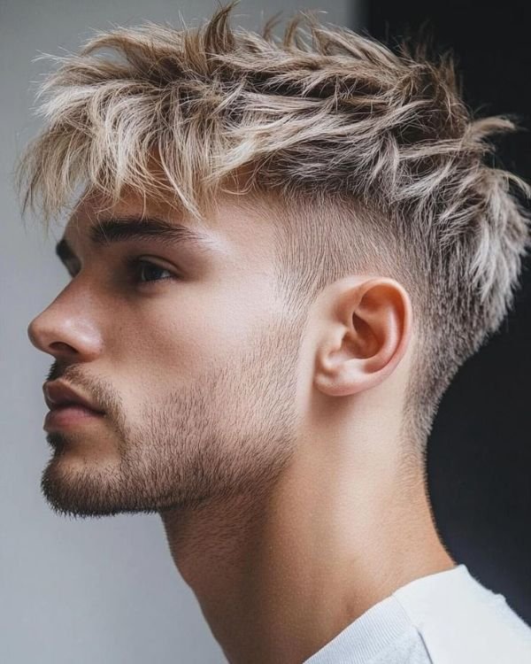 Textured and Messy with Faded Sides