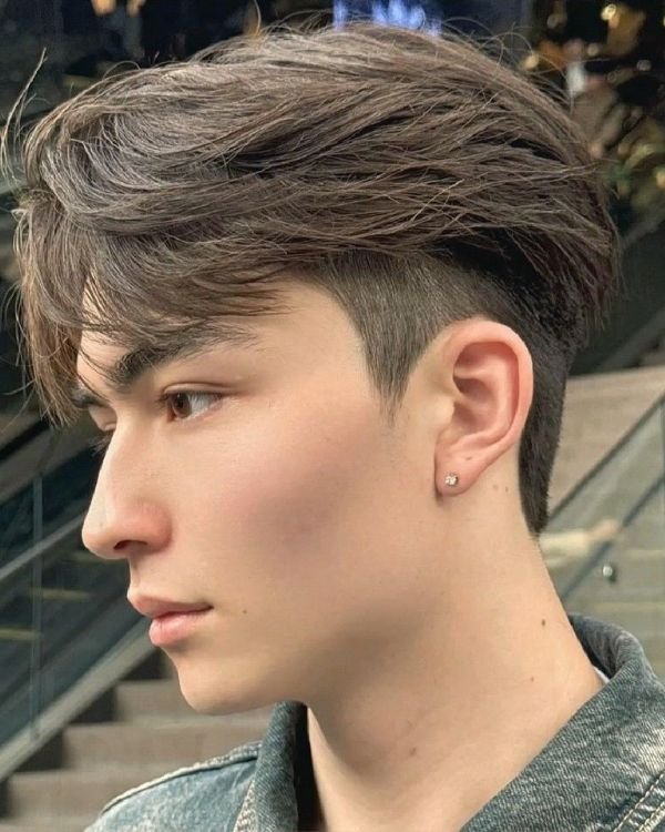 Two Block Undercut with Center Part