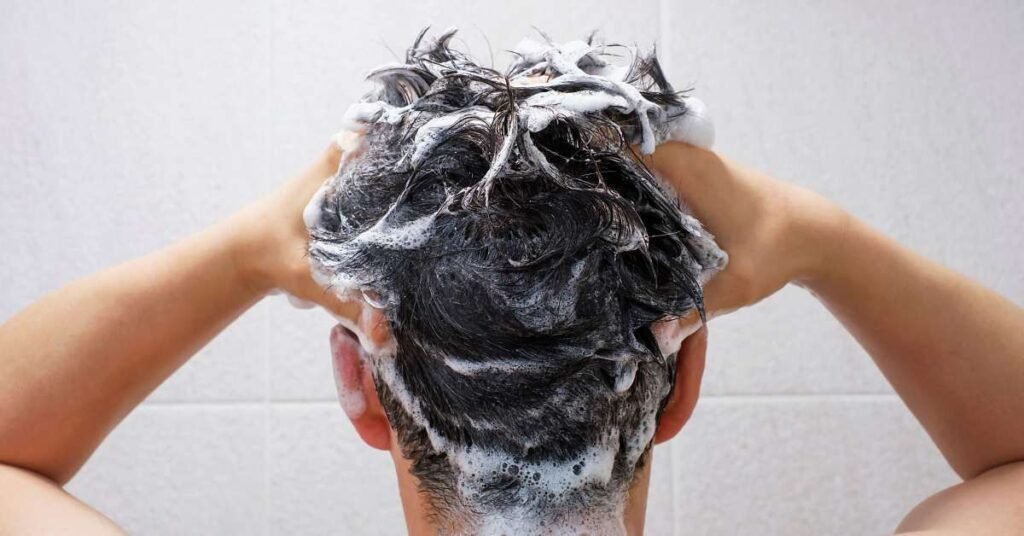 Wash Hair with Volumizing Shampoo and Conditioner