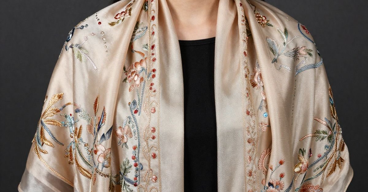 how to wear a shawl