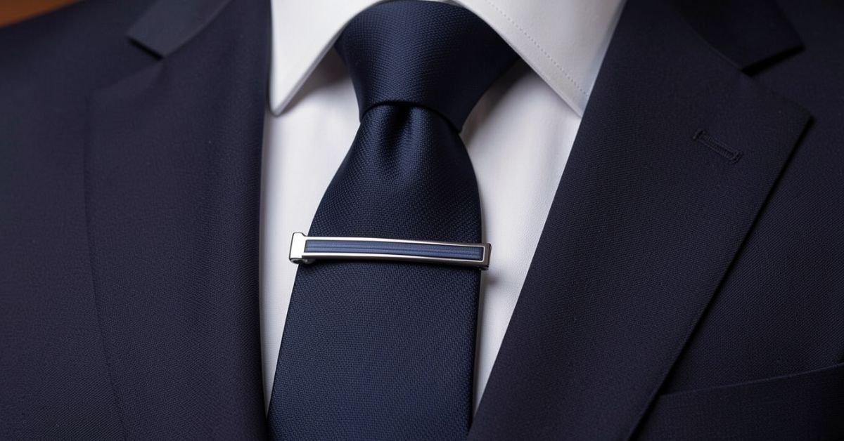 how to wear a tie clip