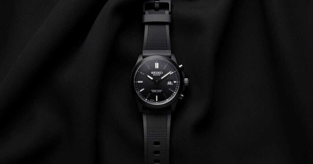 seiko black watch