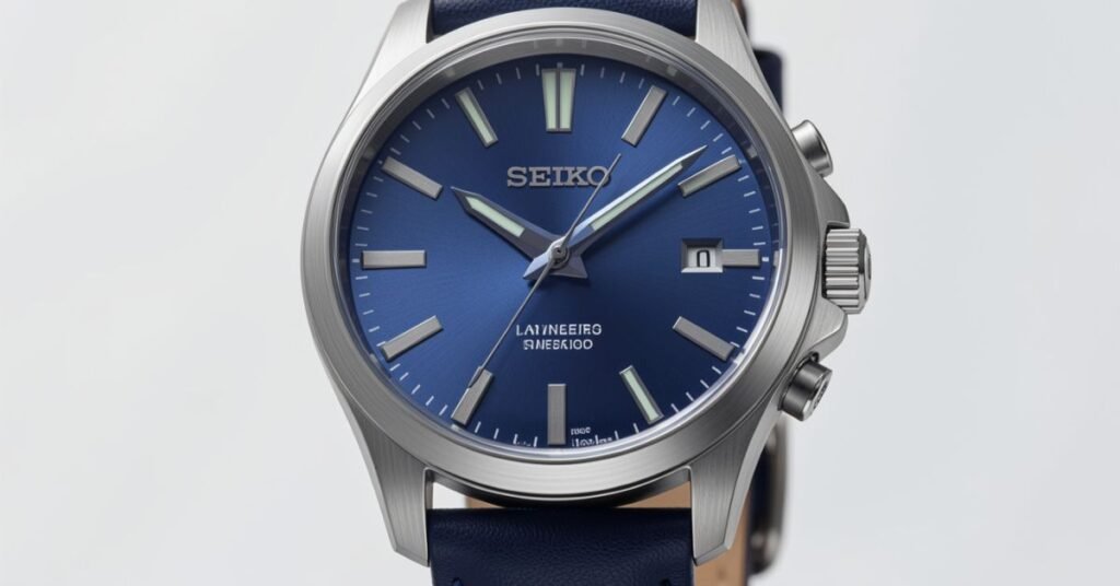seiko blue watch