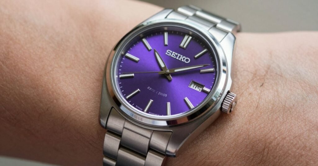 seiko purple watch