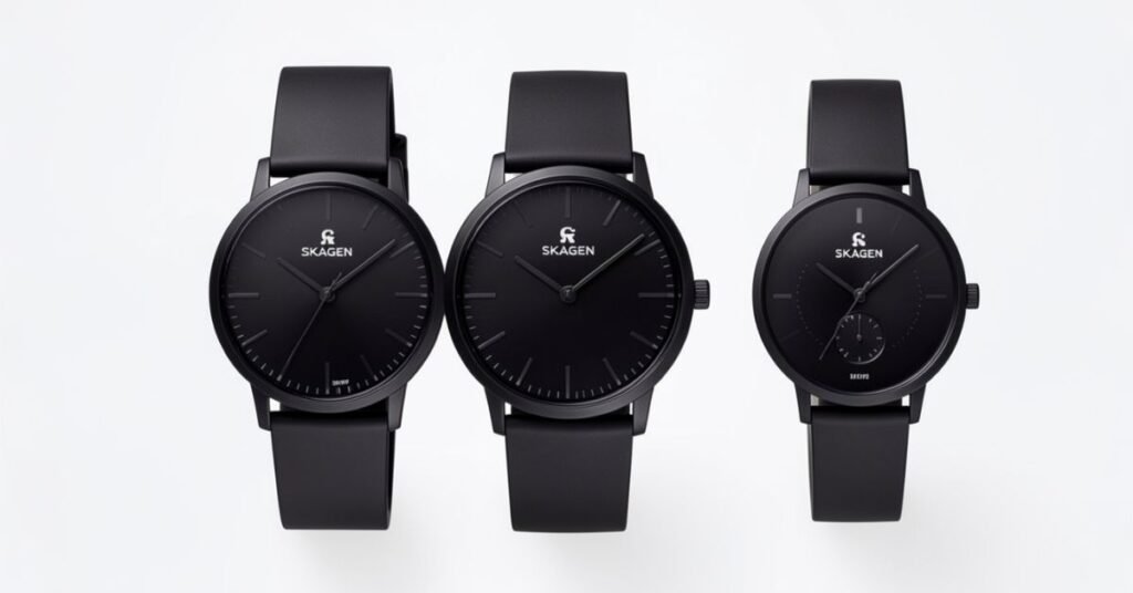 skagen black watch