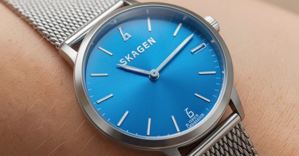 skagen blue watch