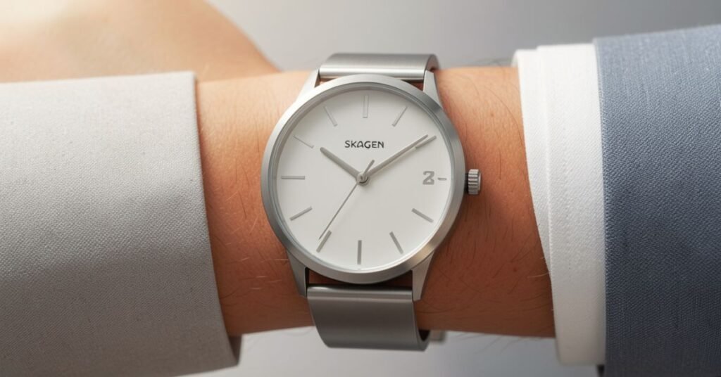skagen titanium watch