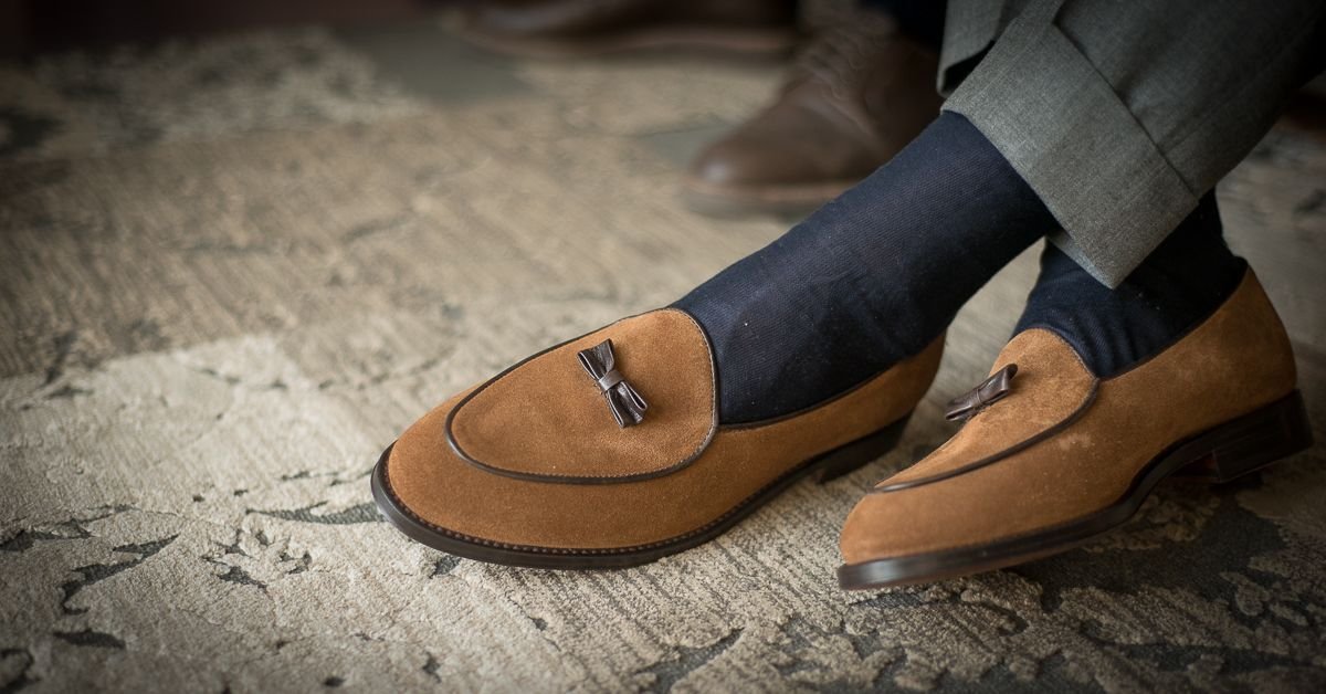 Socks wear with loafers