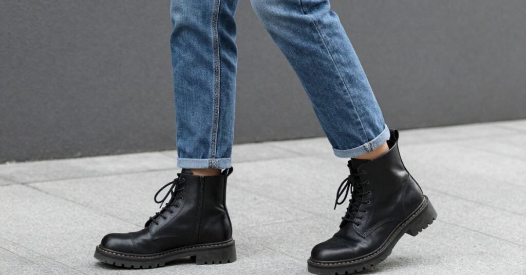 matching clothes with combat boots