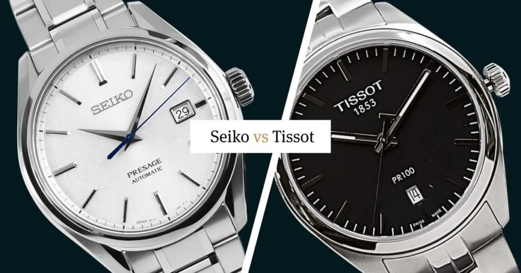 Design of Tissot vs Seiko watches